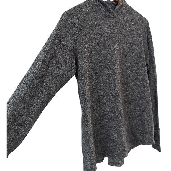 Lululemon Warm Your Core Long Sleeve Tee Heathered Black Size Medium - Picture 11 of 11